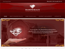 Tablet Screenshot of diamond-realty.net